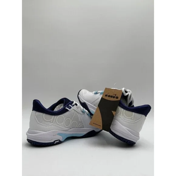 Diadora TROFEO 2 W AG PKL Women's NEW Athletic Sneaker White US Size 6.5 - Picture 8 of 11